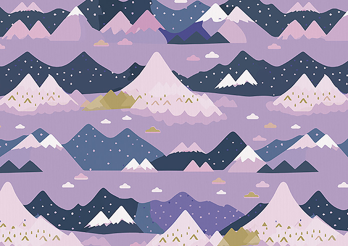 Serene Summit, Amethyst - Twist&Fit Roman Blind - Image 7